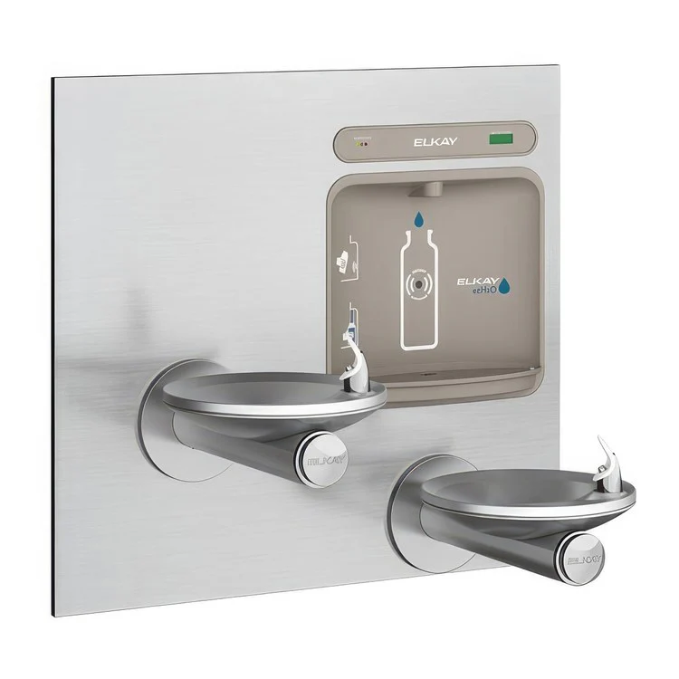 EZH2O Bottle Filling Station with Bi-Level Integral SwirlFlo Fountain/Filter - Frankwebs