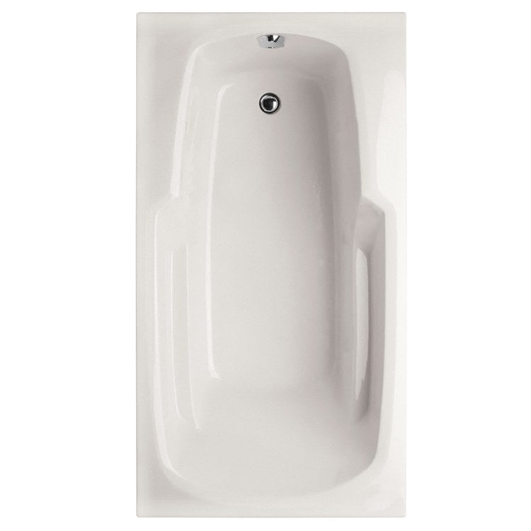 Soaking Tub Designer Collection Solo 60 x 36 Inch Drop-In Tub Only End Bone Acrylic - Frankwebs