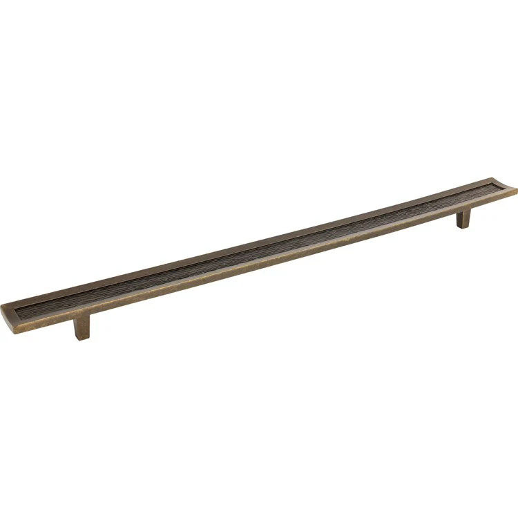 Drawer Pull Atlas Primitive Appliance Burnished Bronze Zinc Alloy 14 Inch 18 x 1-5/16 Inch - Frankwebs