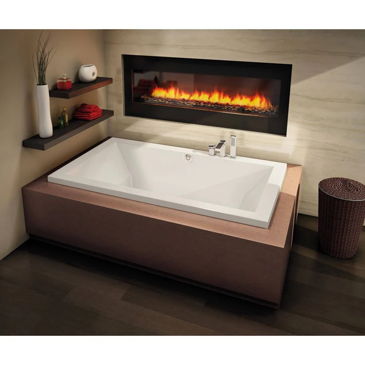 Tub Aiiki 72 x 42 Inch Drop-in Center White - Frankwebs