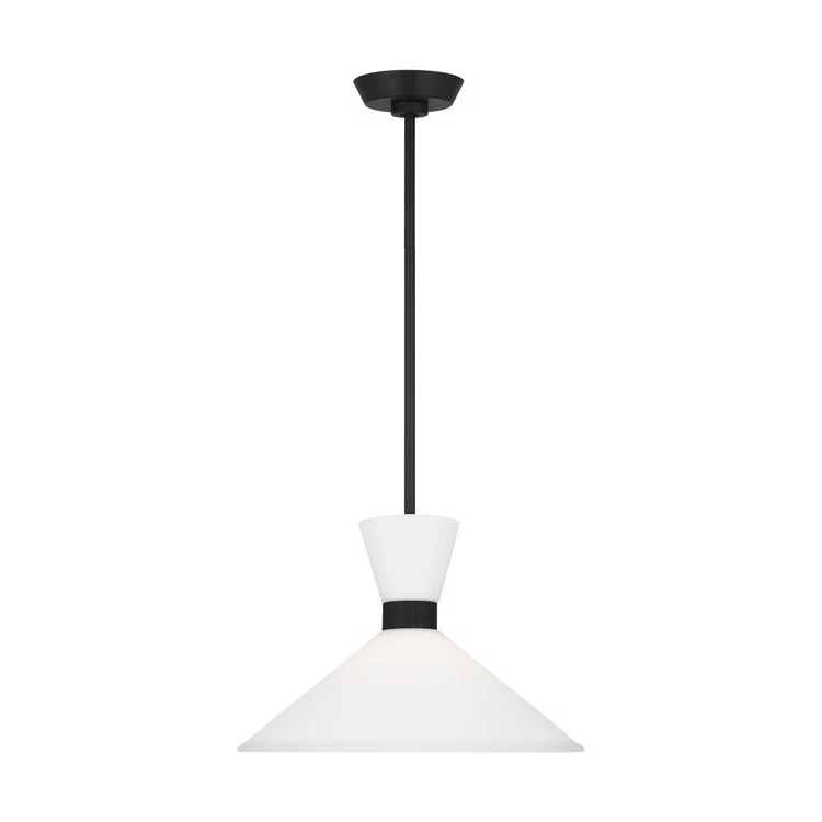 Pendant Belcarra Medium 1 Lamp Midnight Black - Frankwebs