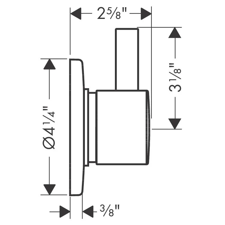 Ecostat S Trio/Quattro Diverter Valve Trim - Frankwebs