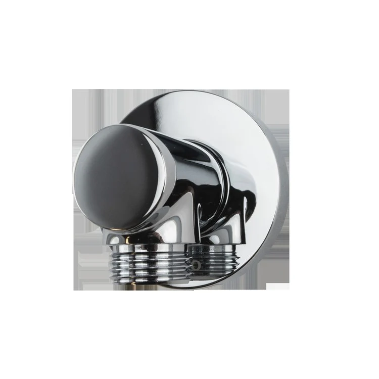 Wall Outlet Round Polished Chrome 2-1/8 Inch - Frankwebs