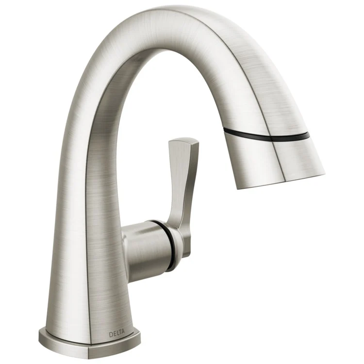 Lavatory Faucet Stryke 1 Lever ADA WaterSense Lumicoat Stainless Pull Down 1.2 Gallons per Minute - Frankwebs