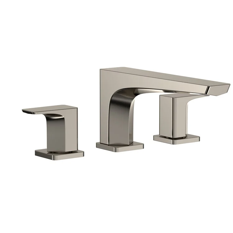 Roman Tub Trim GE Deck Mount 2 Lever Polished Nickel ADA 3 Hole - Frankwebs