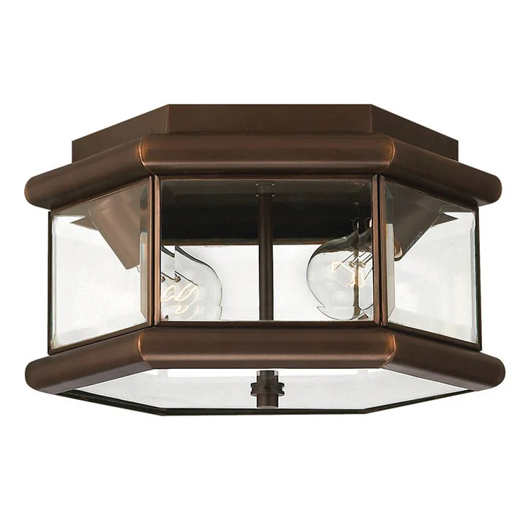 Clifton Park Two-Light Flush Mount Ceiling Light - Frankwebs