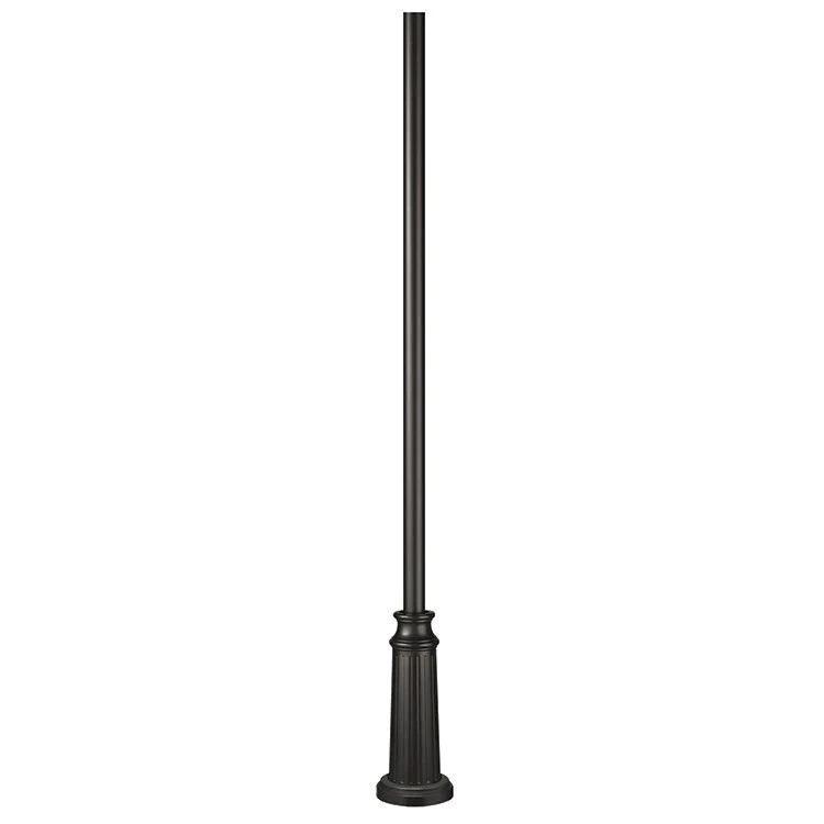 8-Ft Surface Mount Light Post with Cast Base - Frankwebs