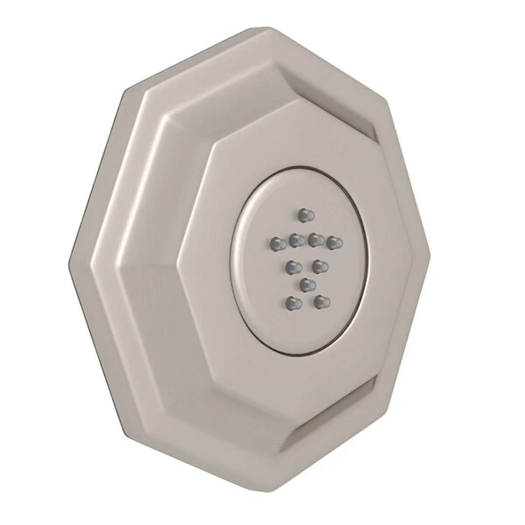 Body Spray Satin Nickel 3-3/8 x 3-1/8 Inch 1 Function Classic Spray 1.0 Gallons per Minute 1/2 Inch - Frankwebs