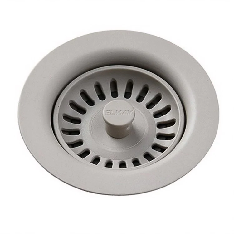 Drain Fitting with Removable Basket Strainer and Rubber Stopper 5 x 3 Inch Jubilee Polymer for Sinks with 3-1/2IN Drain Opening 4-1/2 Inch - Frankwebs