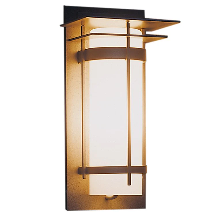 Banded with Top Plate Single-Light Outdoor Wall Sconce - Frankwebs