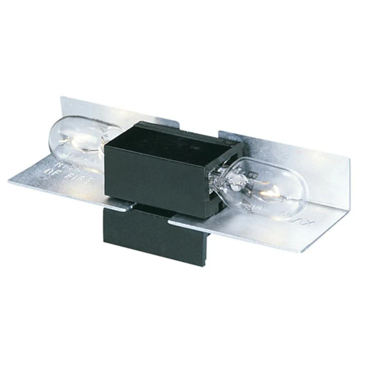 Wedge Base Lamp Holder Lx Black 2.5L x 0.75W x 0.75H Inch Polycarbonate UL 2-1/2 Inch - Frankwebs