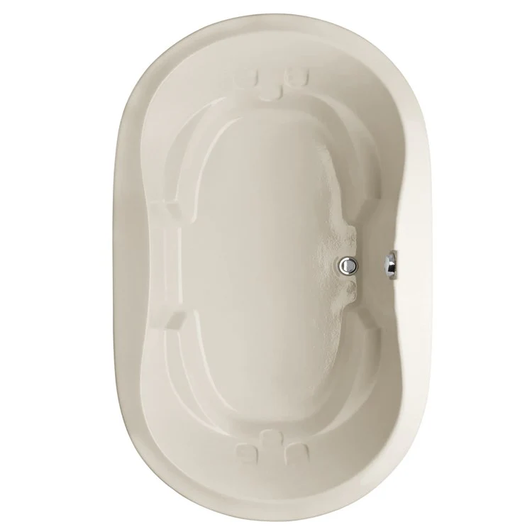 Soaking Tub Designer Collection Chloe 70 x 40 Inch Freestanding Tub Only Center Bone Acrylic - Frankwebs