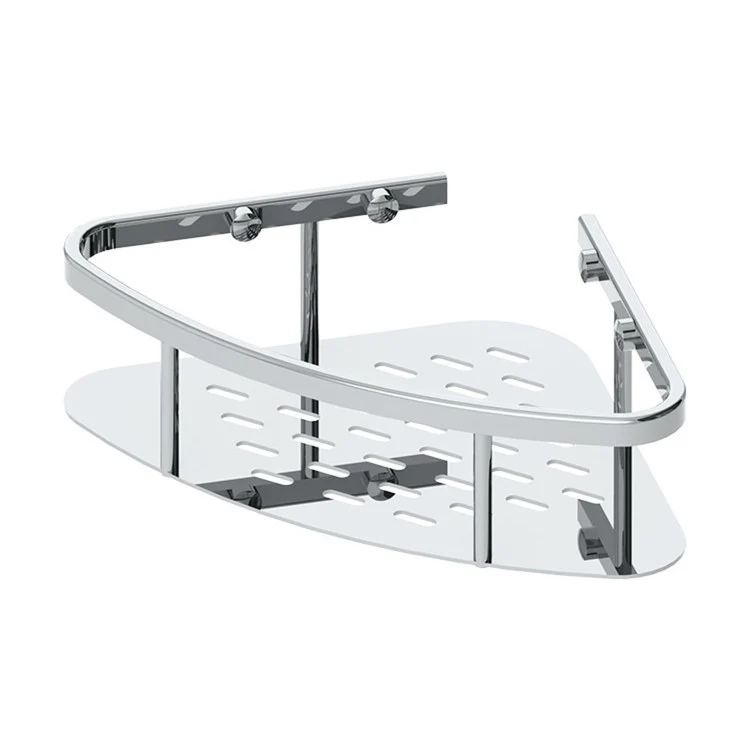 Soap Basket Duro Corner Polished Chrome Metal Drywall or Tile - Frankwebs