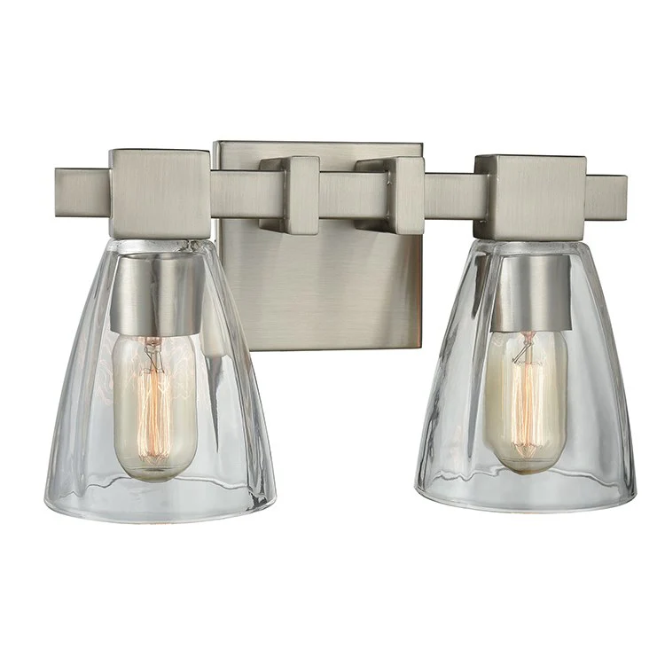 Ensley Two-Light Bathroom Vanity Fixture - Frankwebs