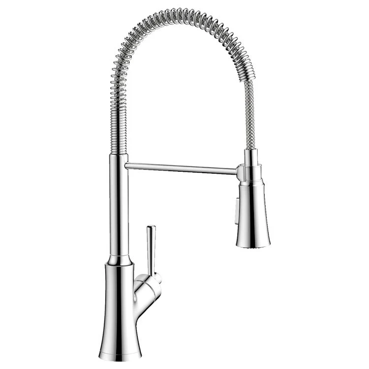 Joleena Semi-Pro Single Handle Pull Down Kitchen Faucet, 1.75 GPM - Frankwebs