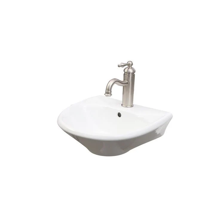Lavatory Sink Gair Wall Hung 16-1/2 Inch White - Frankwebs