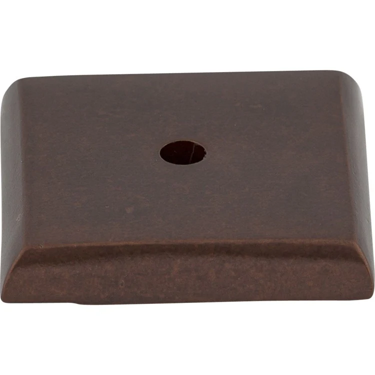Knob Backplate Aspen Square Mahogany Bronze 1-1/4 Inch 1 Hole Bronze - Frankwebs