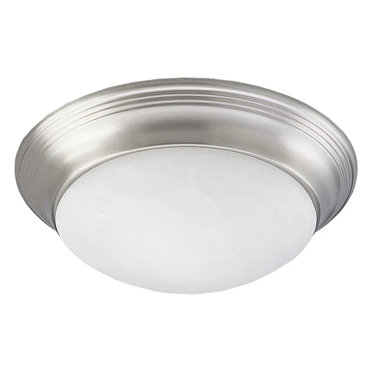 Alabaster Glass Single-Light Flush Mount Ceiling Light - Frankwebs
