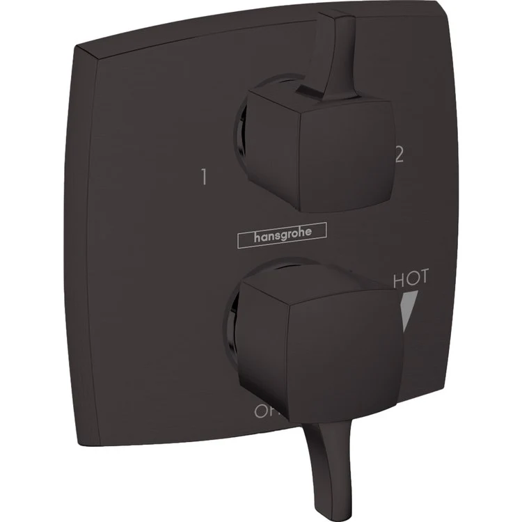 Pressure Balance Valve Trim Ecostat Classic Square 2 Lever Brushed Nickel ADA 4.5 Gallons per Minute - Frankwebs