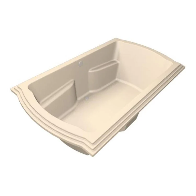 Combination Tub Designer Collection Debra 72 x 42 x 21 Inch Drop-In Biscuit Rectangle - Frankwebs