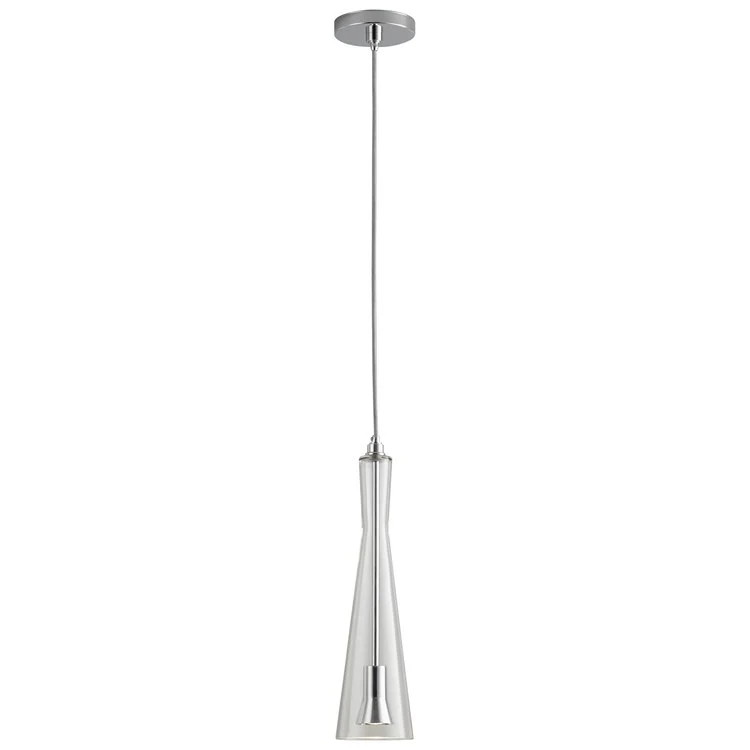 Cornet Single-Light Mini Pendant - Clear Glass - Frankwebs