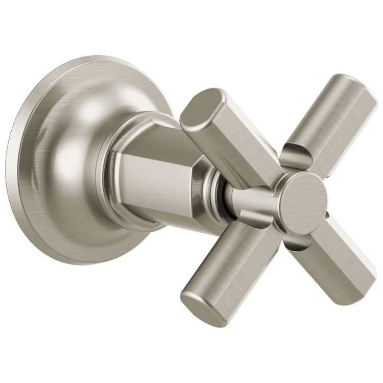 Volume Control Trim Invari Sensori 1 Cross Brilliance Luxe Nickel ADA Brass 2-3/4 Inch - Frankwebs