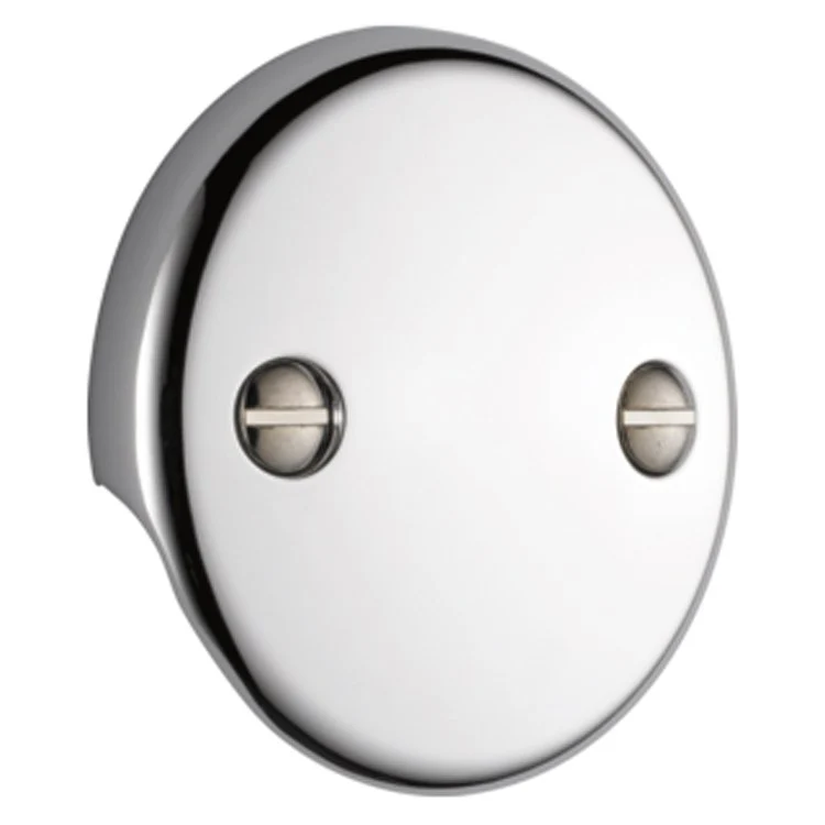 Overflow Plate Universal Showering Components 2 Hole Tub Drain Chrome - Frankwebs