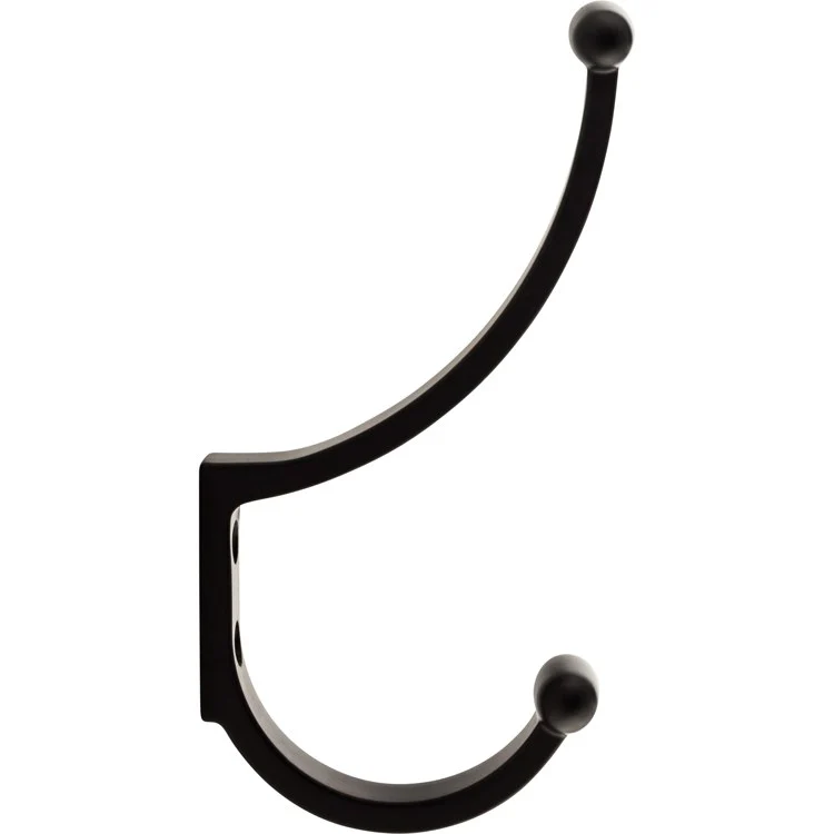 Hook Ryland Hooks Hillmont Flat Black 3-3/8 Inch Extension Zinc Alloy - Frankwebs