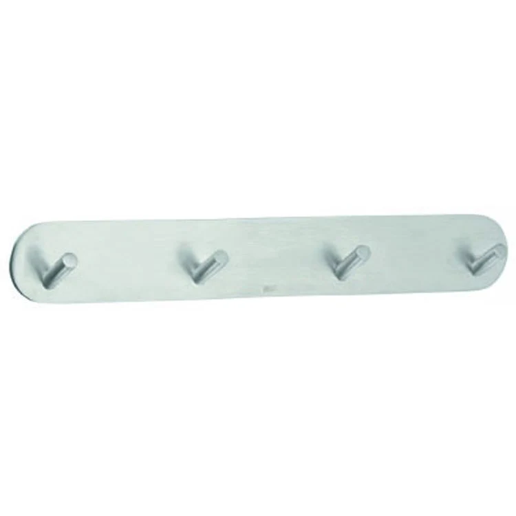 Coat Rack Design 4 Hook 7/8 x 8-1/4 x 1-1/8 Inch Polished Stainless Steel - Frankwebs