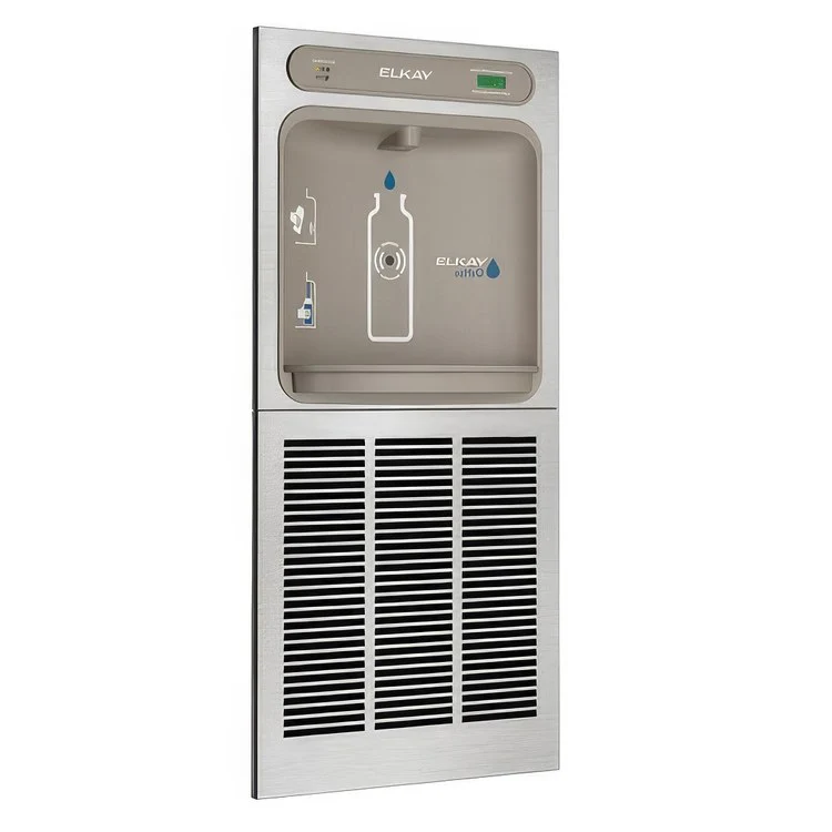 EZH2O In-Wall Recessed Bottle Filling Station with Green Chiller/Filter - Frankwebs