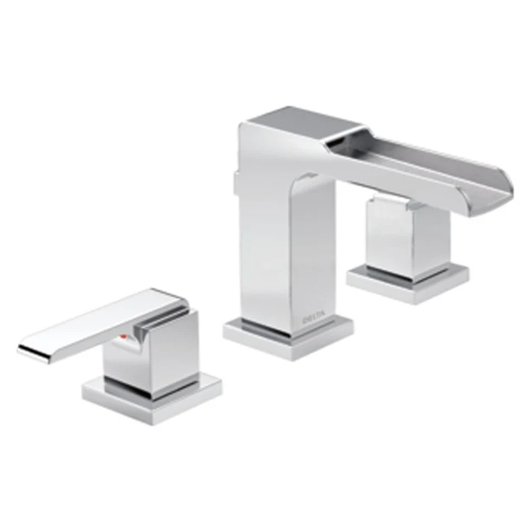 Ara Two Handle Widespread Bathroom Faucet with Channel Spout - Frankwebs
