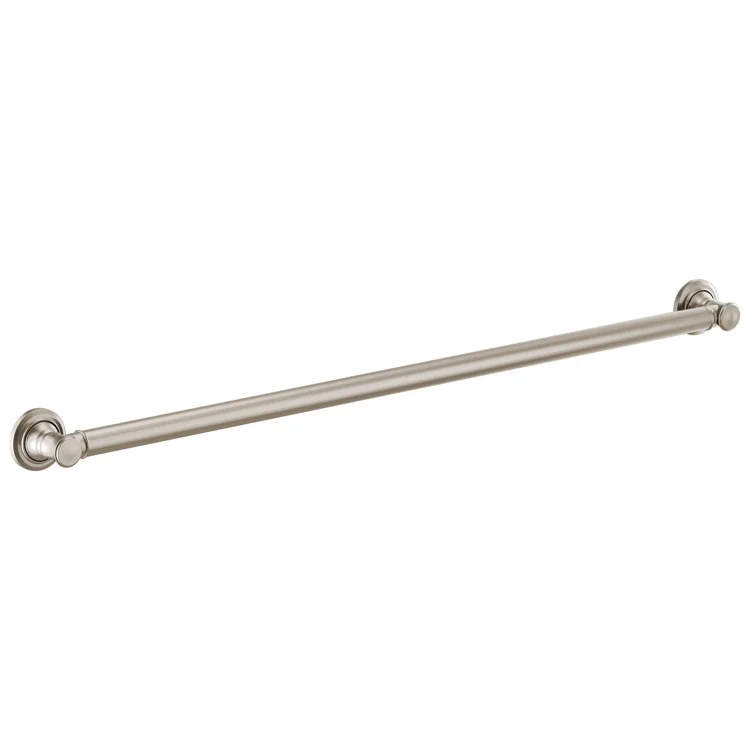 Grab Bar 42 Inch Traditional Brilliance Luxe Nickel ADA Concealed Mount Metal - Frankwebs
