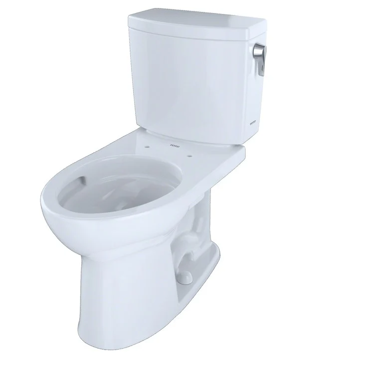 Toilet Drake II 2 Pieces Universal Height Cotton Elongated ADA 30 Inch 1.0 Gallons per Flush Right Hand Chrome Less Seat - Frankwebs