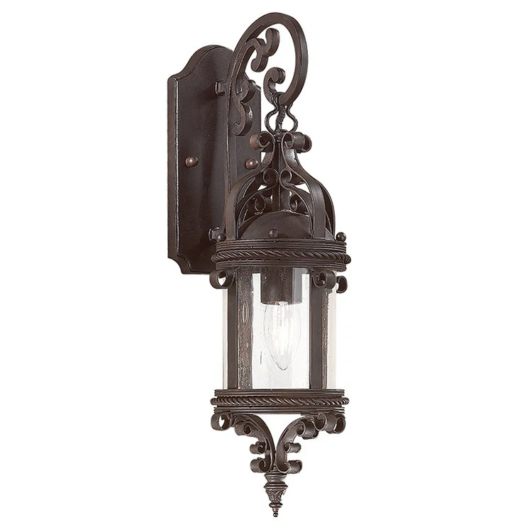 Pamplona Single-Light Medium Outdoor Wall Lantern - Frankwebs
