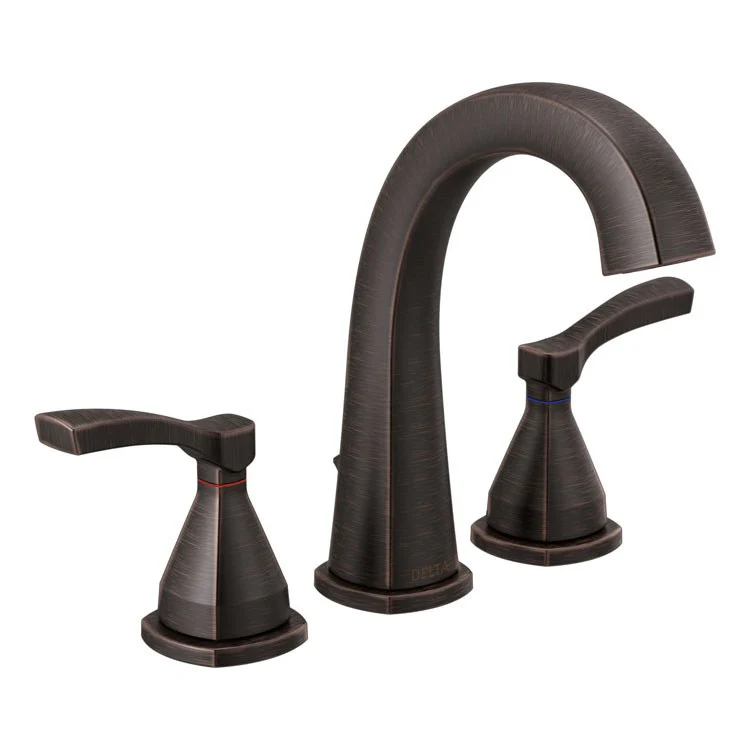Lavatory Faucet Stryke Widespread 4-16 Inch Spread 2 Lever ADA WaterSense Matte Black 1.2 Gallons per Minute Metal Pop-Up - Frankwebs