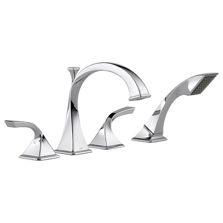 Virage Two Handle Roman Tub Faucet with Handshower - Frankwebs