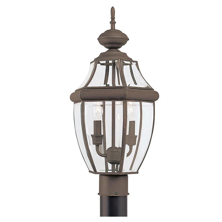 Lancaster Two-Light LED Outdoor Post Lantern - Frankwebs