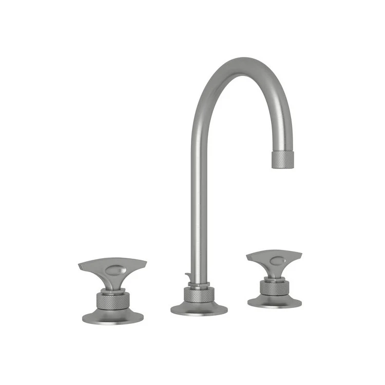 Lavatory Faucet Graceline Widespread 2 Metal Dial Lever French Brass 1.5 Gallons per Minute C-Spout - Frankwebs