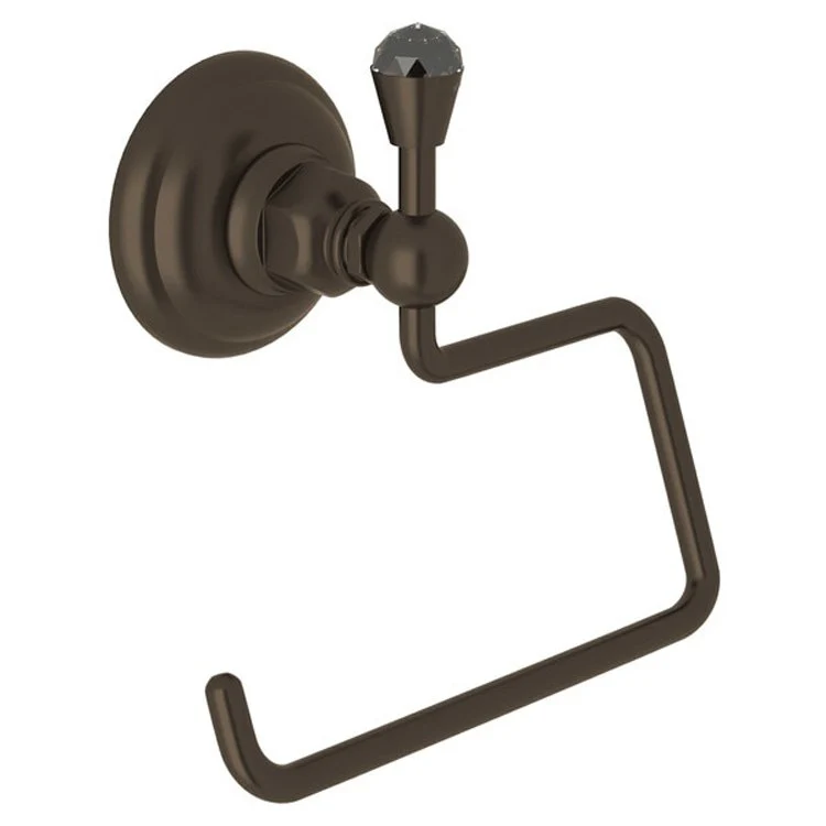 Toilet Paper Holder Swarovski Crystal Open Tuscan Brass 3-9/16 Inch Wall Mount - Frankwebs