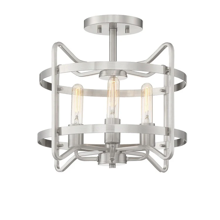 Kent Four-Light Semi-Flush Mount Ceiling Fixture - Frankwebs