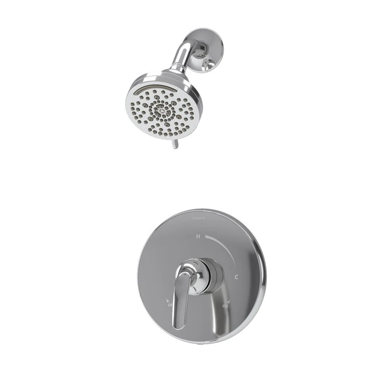 Shower Trim Elm 1 Lever Polished Chrome WaterSense ADA 2.0 Gallons per Minute Less Showerhead for 261 Series Temptrol Valve - Frankwebs