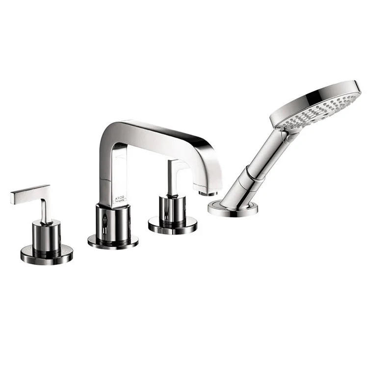 Citterio Two Handle 4-Hole Roman Tub Filler with Handshower - Frankwebs