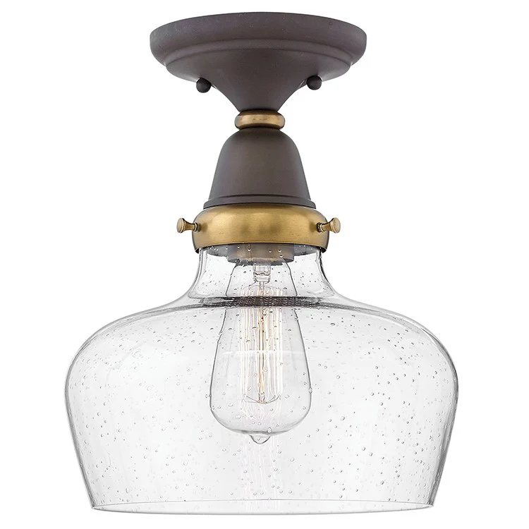 Academy Single-Light Flush Mount Ceiling Light - Frankwebs