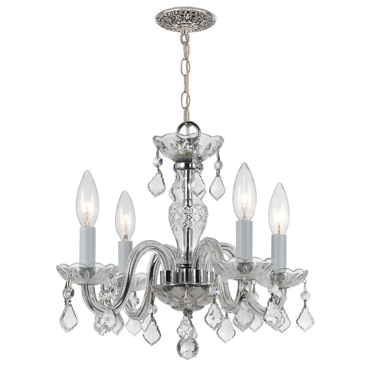 Traditional Crystal Four-Light Mini Chandelier - Frankwebs