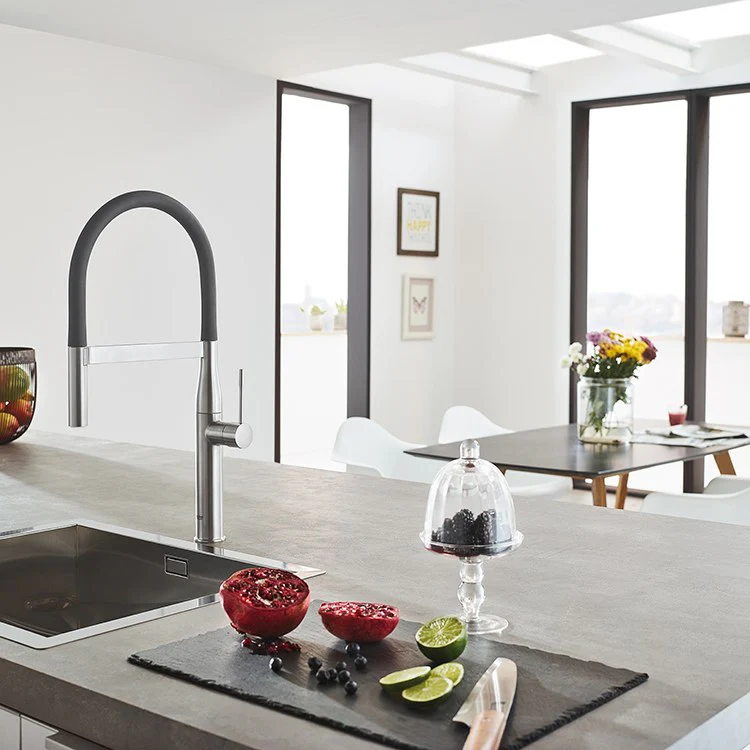 Essence Single Handle Profession Pull-Down Kitchen Faucet - Frankwebs