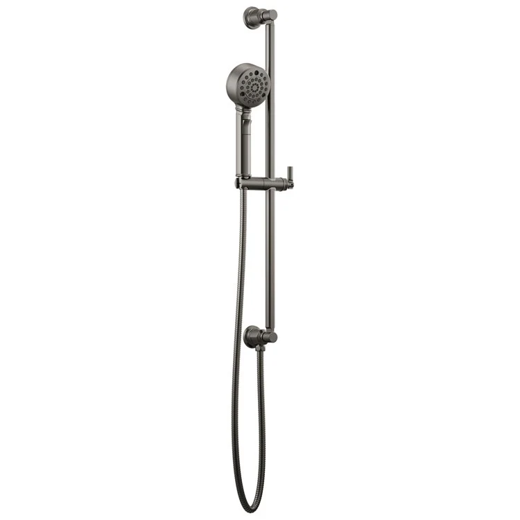 Handshower Set Invari Brilliance Luxe Gold 4 Function WaterSense ADA 1.75 Gallons per Minute 32-3/16 Inch Slide Bar - Frankwebs
