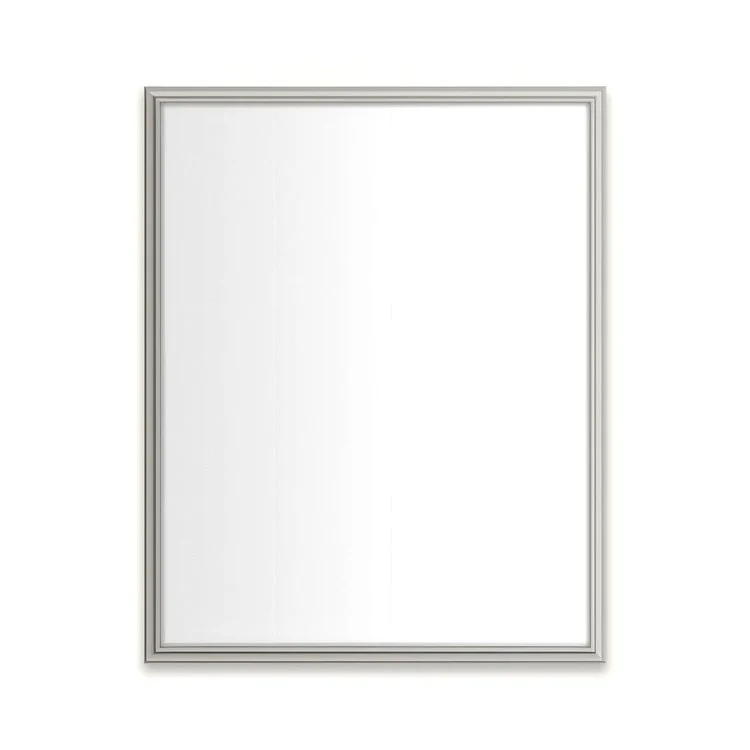 Medicine Cabinet Main Line 24 x 30 Inch 1 Doors Framed Mirror Brushed Bronze Flat Top Rosemont Frame Slow Close Hinges 4 Inch - Frankwebs