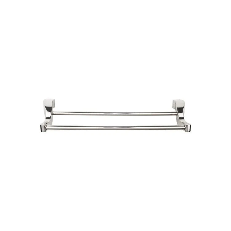 Towel Bar Aqua Bath 18 Inch Double Polished Chrome Zinc Alloy 5-1/2 Inch for Bath Hardware - Frankwebs