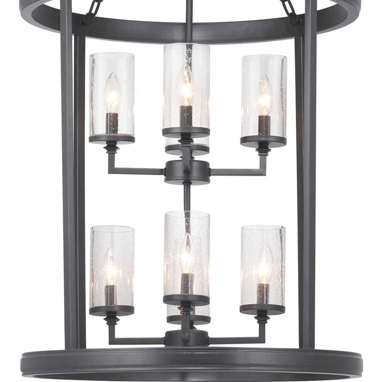 Gresham Eight-Light Two-Tier Foyer Pendant - Frankwebs