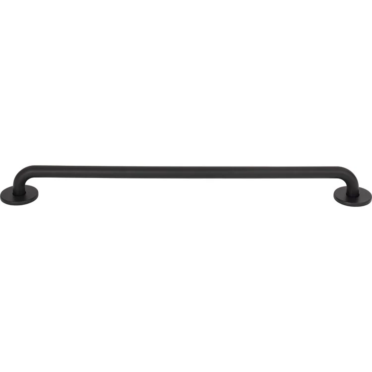Drawer Pull Atlas Dot Matte Black Zinc Alloy 12 Inch 12-7/16 x 7/16 Inch - Frankwebs